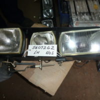 LH Headlight Assembly with lamps + mechanism and wiring