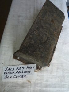 Vapour recovery box cover