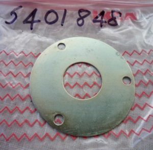 Stop washer for hydraulic pump drive shaft