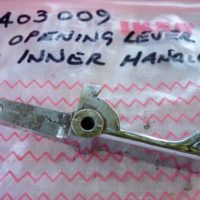 Left hand opening lever on inner handle