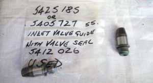 Inlet valve guide with valve seal 5412026