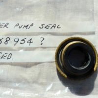 Water pump seal