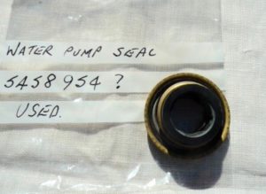 Water pump seal