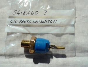 Oil pressure switch NOT SURE