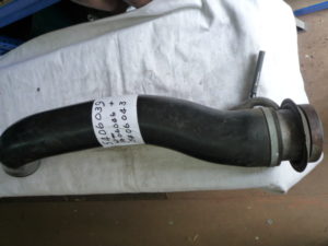 Fuel filler pipe with metal filler end and sealing collar with part nos 5406046 & 5406043 - Used