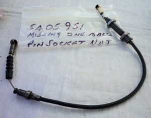 Accelerator cable 534mm long - Used